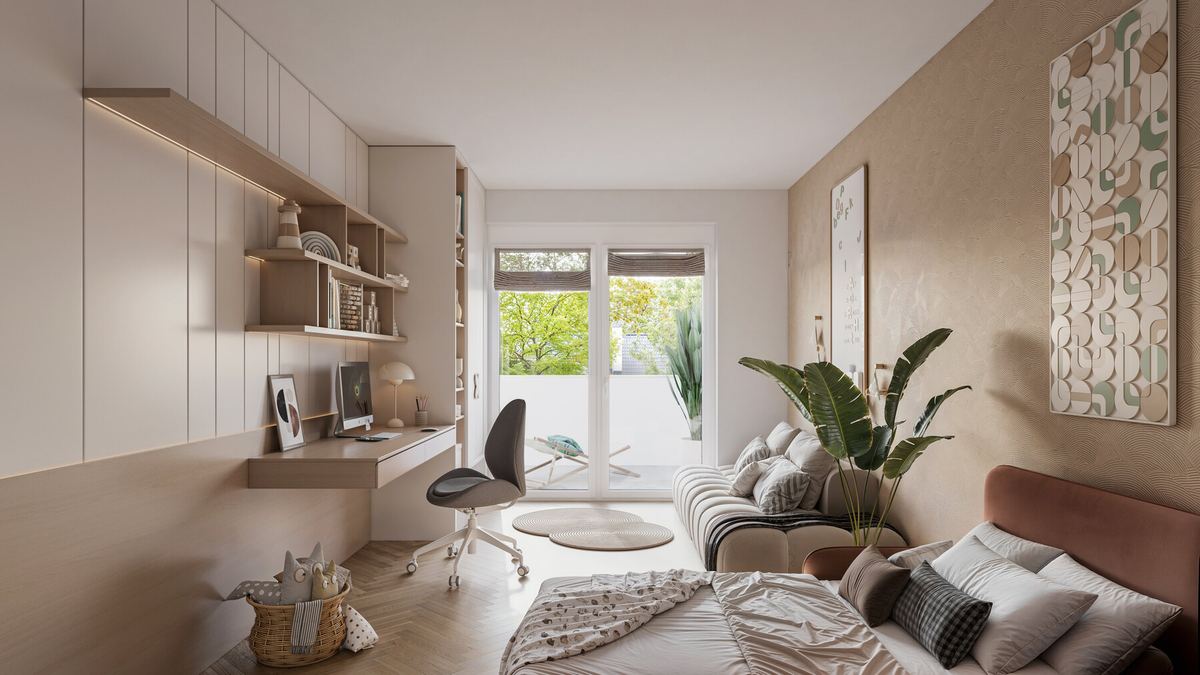 Gäste- und Arbeitszimmer im UrbanDuo